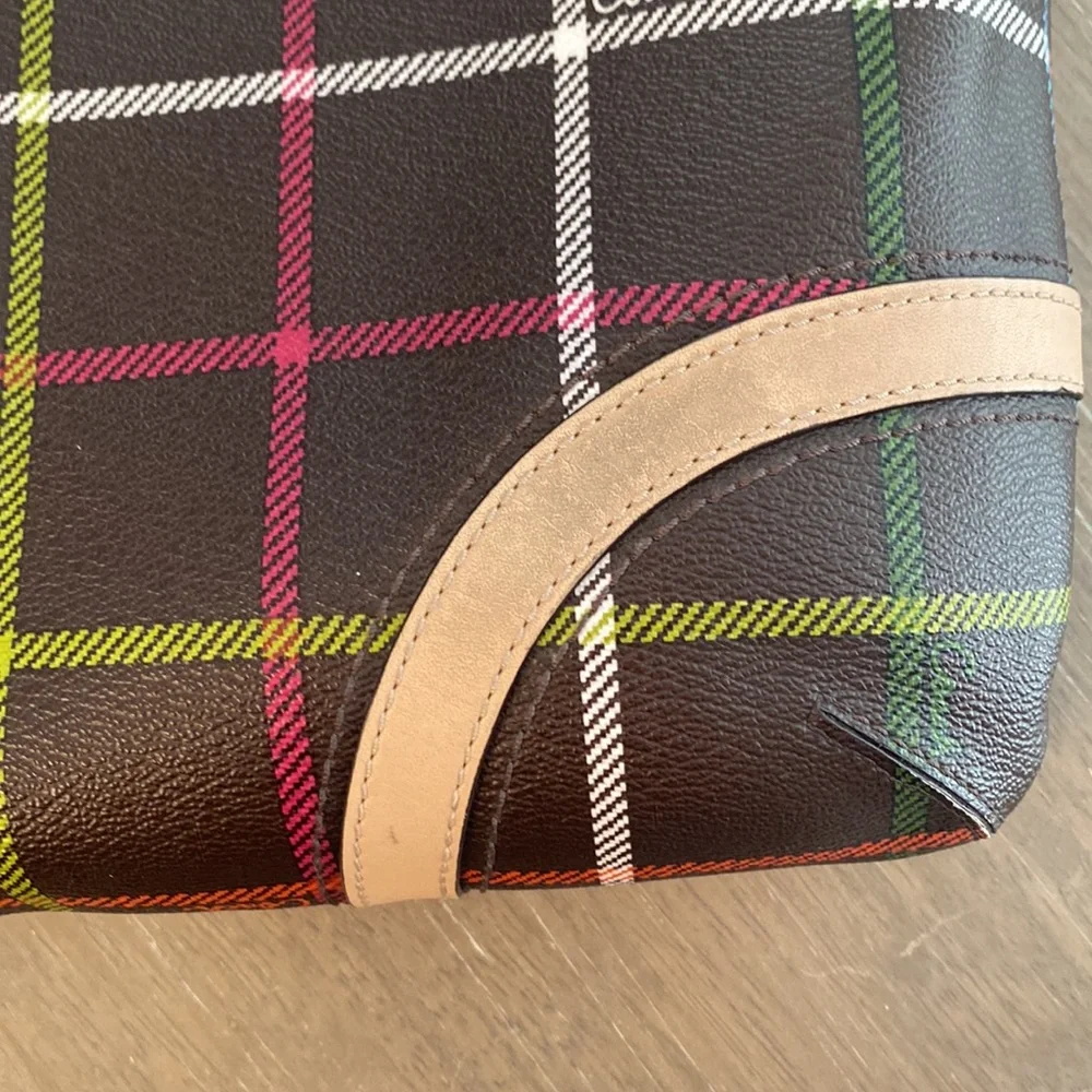 Coach Payton Multicolor Tattersall Crossbody - Picture 4 of 9